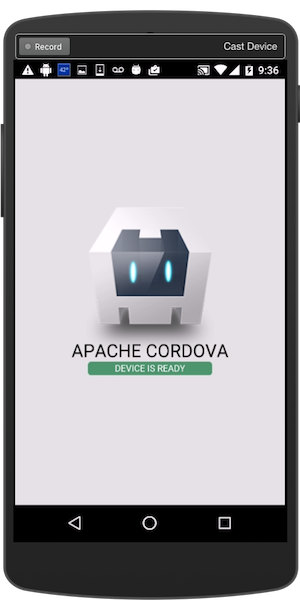 cordova android emulator for mac